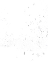 Snowflake Symphony: Magnificent 3D Illustration Showcasing Falling Holiday Snowflakes in Harmony
