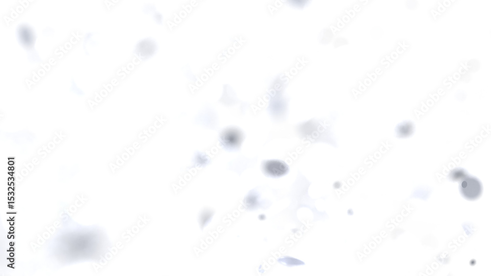 Poster Soft, ethereal background image with subtle grey particles floating on white. Perfect for websites, presentations, or de
