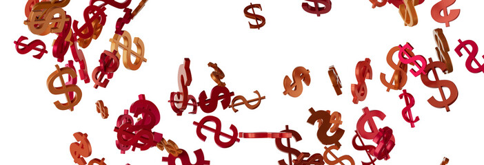 Gold Dollars Earnings Background