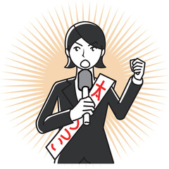 選挙  女性候補者