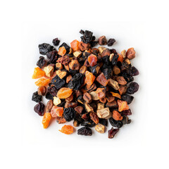 Obraz premium Dried Fruit Mix Apricots, Prunes, and Raisins - A Healthy Snack