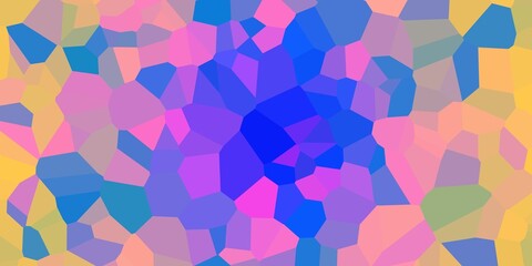 Vibrant Voronoi Mosaic. Perfect for adding a pop of modern artistry to any digital space