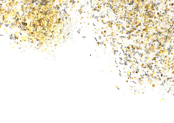 Celebrate sales with this dazzling gold confetti background featuring percentage symbols. Perfect for promotions!