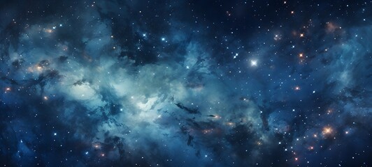 Galaxy Version of stars world, ai generative