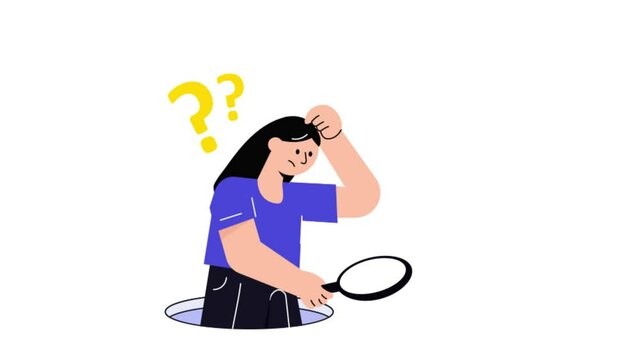 Connection Lost  Connection 2D Flat Animation. 