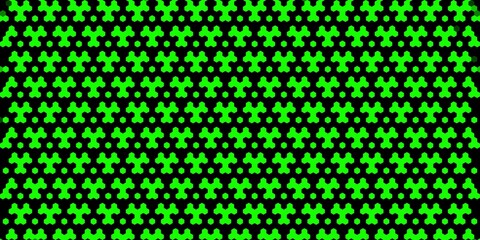 Geometric Green Neon Pattern On a Black Background. Modern, energetic aesthetic, ideal for digital prints, textiles, and backgrounds with a futuristic edge