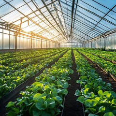 Sustainable agriculture action alternative energy greenhouse plants eco-friendly environment clean energy practices .