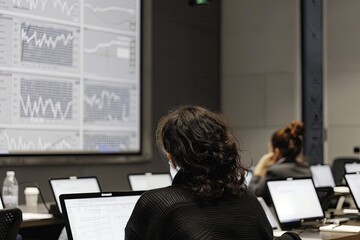 Diverse Team Collaborates With AI in Modern Innovation Hub Generative AI