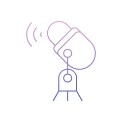Podcasting Vector icon