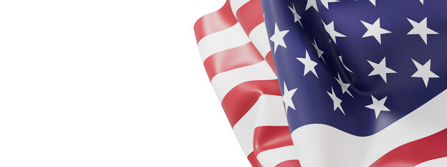 High-quality image of an American flag, perfect for patriotic designs and backgrounds. Download now!