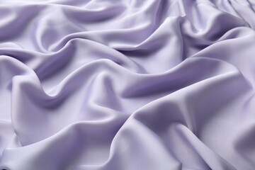 Obraz premium Crumpled violet silk fabric as background, above view