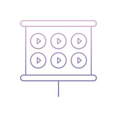 Storyboarding Vector icon