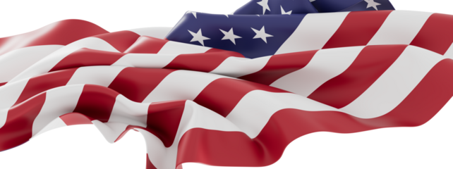 High-quality image of an American flag waving. Perfect for patriotic themes.