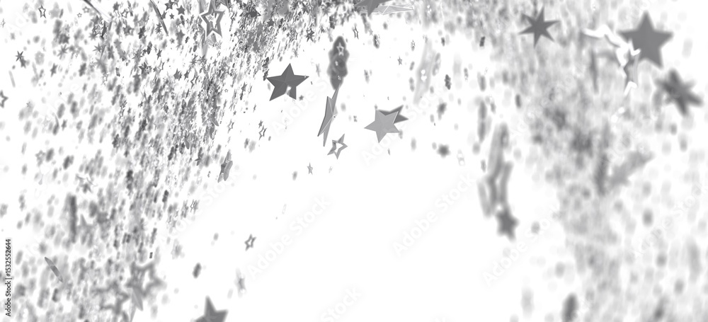 Poster high-resolution stock photo of a gray and white background with many stars. perfect for various desi