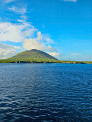 The Galapagos Islands are made up entirely of volcanic piles and volcanic lava. These islands are home to the Galapagos' unique animals, many of which are unique in the world