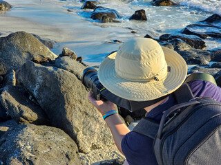 The Galapagos Islands are made up entirely of volcanic piles and volcanic lava. These islands are home to the Galapagos' unique animals, many of which are unique in the world