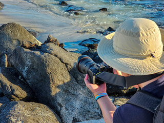 The Galapagos Islands are made up entirely of volcanic piles and volcanic lava. These islands are home to the Galapagos' unique animals, many of which are unique in the world