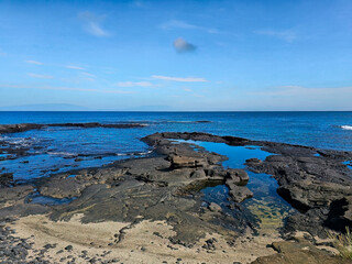 The Galapagos Islands are made up entirely of volcanic piles and volcanic lava. These islands are home to the Galapagos' unique animals, many of which are unique in the world