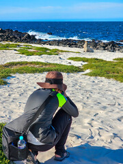 The Galapagos Islands are made up entirely of volcanic piles and volcanic lava. These islands are home to the Galapagos' unique animals, many of which are unique in the world