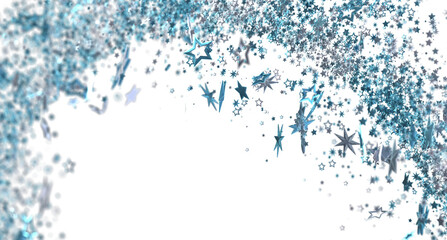 Beautiful background image featuring blue and silver stars. Perfect for celebratory designs.