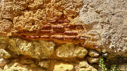 Aging stucco gives way to rustic brickwork, whispering stories of Mediterranean nostalgia and...