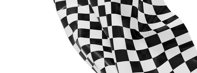 High-resolution image of a checkered flag, perfect for backgrounds, textures, and racing themes.