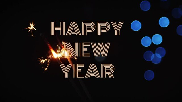 Happy new year, 31st night, Happy new year 2026, Celebration night, 4k videos