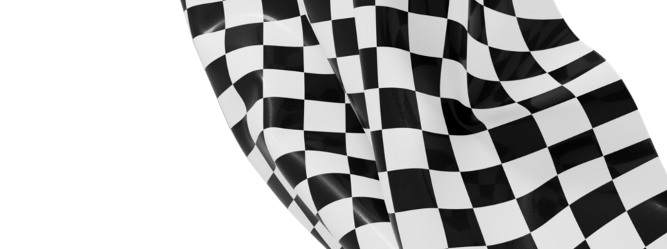 High-resolution image of a checkered flag, perfect for backgrounds, textures, and racing themes.