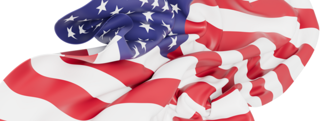 Close-up of a waving American flag, showcasing its vibrant colors and texture. Perfect for patriotic themes.