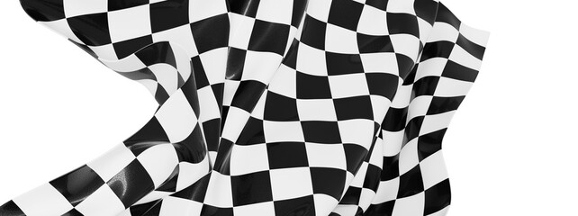 High-quality checkered flag image perfect for racing, sports, and competition themes.  Download now!