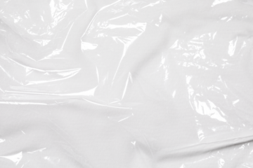 plastic overlay texture of realistic crumpled transparent plastic film wrap on black background,wrinkled stretched plastic effect.