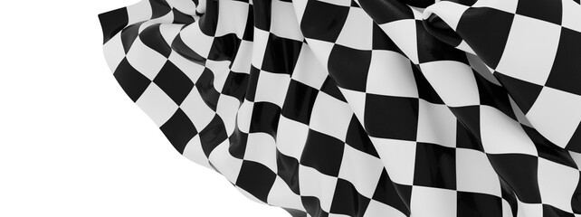High-resolution image of a checkered flag, perfect for sports, racing, and competition themes.