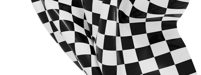 High-quality checkered flag image, perfect for racing, sports, or competition themes. Download now!