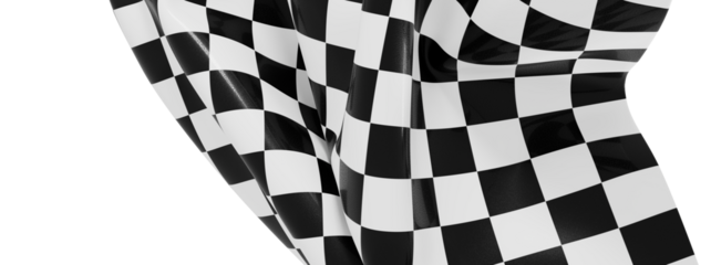 High-quality checkered flag image, perfect for racing, sports, or competition themes. Download now!