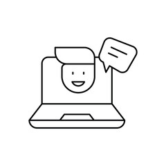 Webinar Vector icon