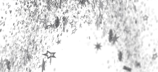 Beautiful abstract background with silver stars. Perfect for celebration, holiday, or festive designs.