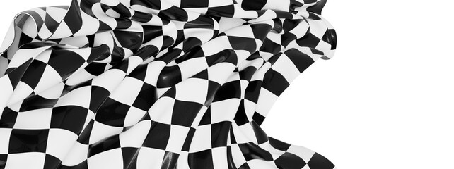 High-resolution image of a dramatic checkered flag, perfect for racing, sports, and competition...
