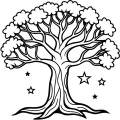 Obraz premium Magical Tree in Enchanted Woods