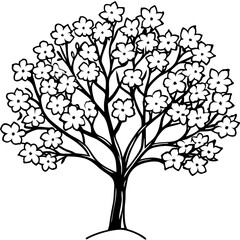 Obraz premium Pastel Blossom Tree Design