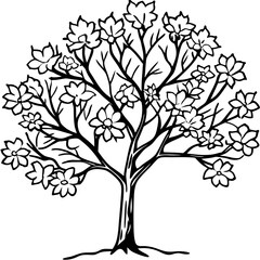 Obraz premium Pastel Blossom Tree Design