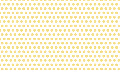 Yellow polka dot pattern on a clean white background, perfect for textiles, packaging, invitations, or digital projects with a cheerful and minimalist design.