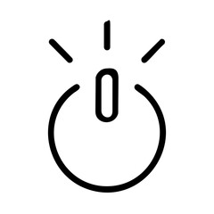 Click icon representing computer mouse interaction