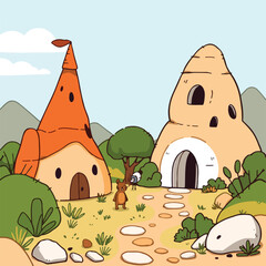 castle in the forest