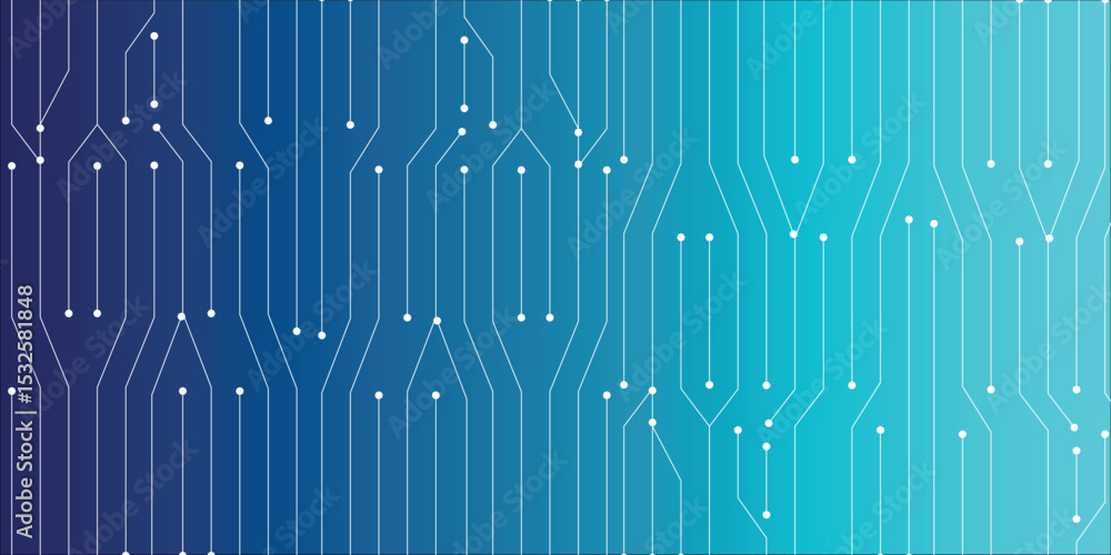 Poster abstract digital background with technology circuit board texture.