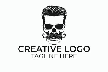 skull logo vector