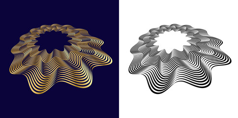 Abstract Circular Geometry for Tech Branding, UI Design, Posters, and Digital Advertising Projects...