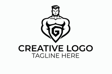 man logo vector