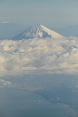 Mount Fuji from the sky