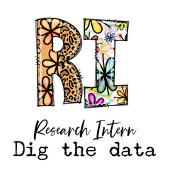 Colorful RI Research Intern Dig the Data Design