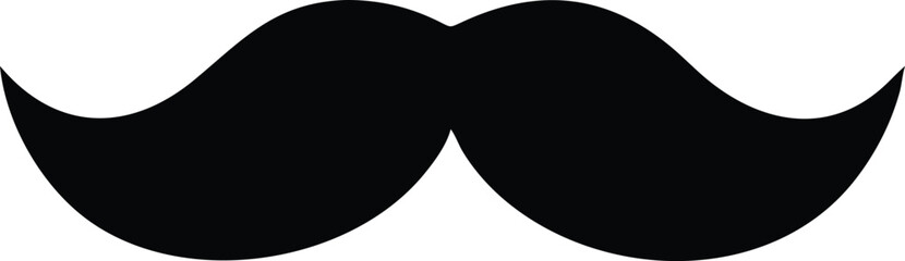 Mustache icon vector